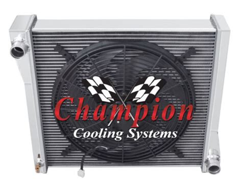 3 Row Best Cooling Champion Radiator W 16 Fan For 1941 Jeep Willys Ebay