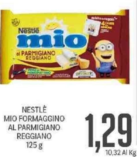 Nestlé Mio Formaggino Al Parmigiano Reggiano 125 g offerta di