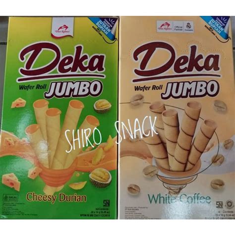 Jual DEKA Wafer Roll JUMBO Box Kemasan Sachet Isi 20 Pcs Ada 2 Varian