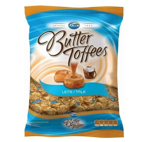 Bala Butter Toffes Leite Arcor 500g