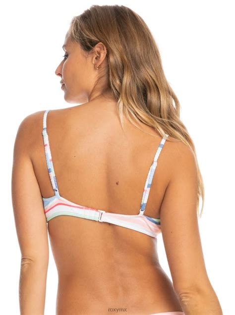 Roxy mujer top de bikini de triángulo fijo line up 68XP0936 68XP0936