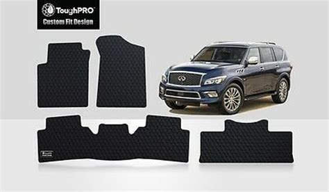 Toughpro Floor Mats 3rd Row Black For Infiniti Qx80 All Etsy