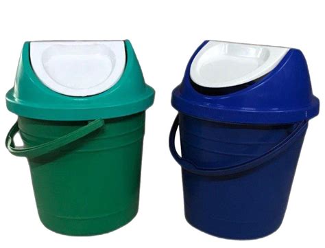 Pvc Plastic Round Ltr Swing Dustbin For Home At Rs In Bodh Gaya