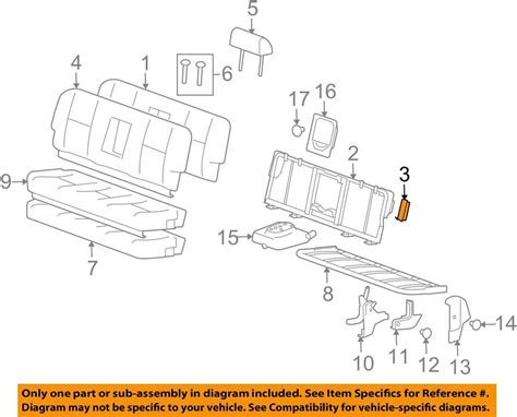 Gmc Sierra Rear Seat Components Illustrated