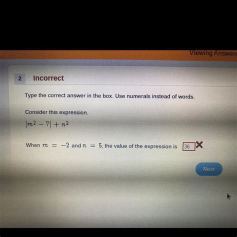 Type The Correct Answer In The Box Use Numerals Instead Of Words