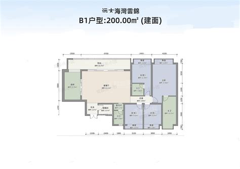 成都远大海湾云锦4室3厅4卫户型图 成都楼盘网