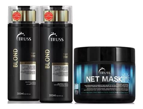 Kit Truss Blond Shampoo Condicionador Net Mask Entrega grátis