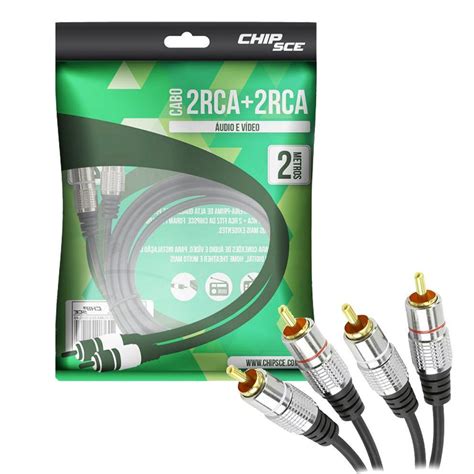 Cabo Rca Fitz Rca Plug Metal M Submarino