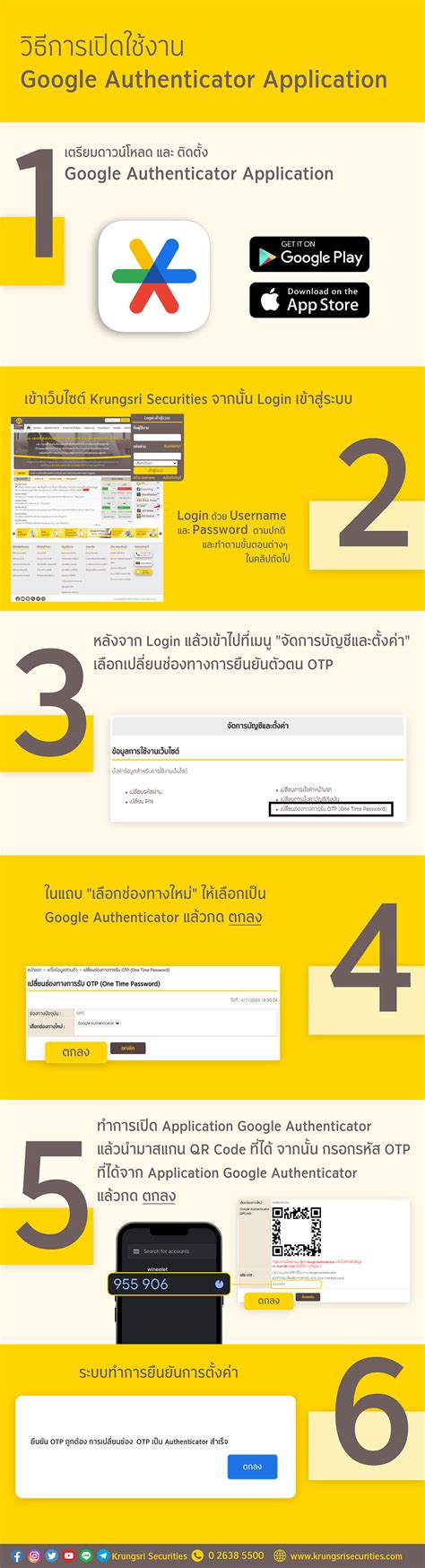 Two Factor Authentication 2fa บริษัทหลักทรัพย์ กรุงศรี จำกัด มหาชน