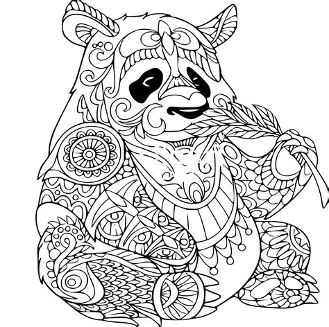 Beau De Coloriage Mandala Panda Photos Coloriage Coloriage