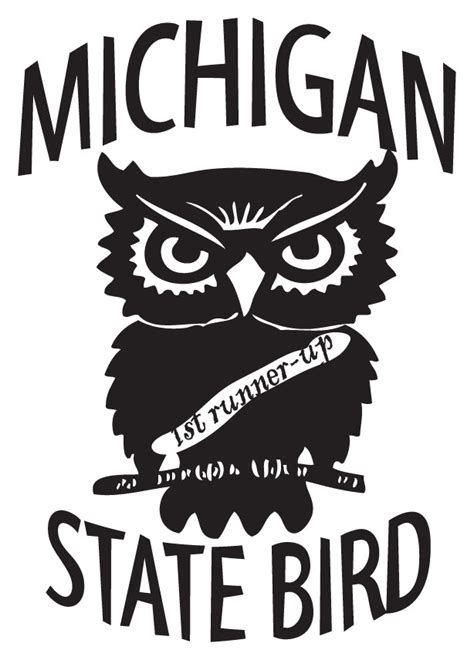 Michigan State Bird Sticker – www.shoptherocket.com