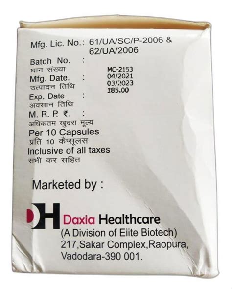 Daxia Healthcare Cilnidipine And Metoprolol Succinate Tablets