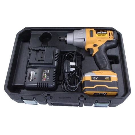 18v Li Ion Cordless Impact Wrench 600nm