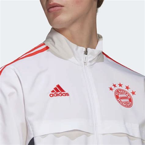 Bluza męska FC Bayern Condivo 22 Presentation Adidas biała