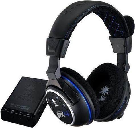 Turtle Beach Ear Force Px4 Wireless 51 Virtueel Surround Gaming Headset Zwart Ps4