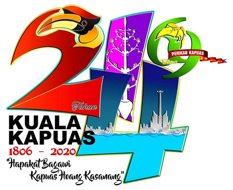 Logo Hari Jadi Kuala Kapuas Ke 214 Dan Hut Pemerintah Kabupaten Kapuas