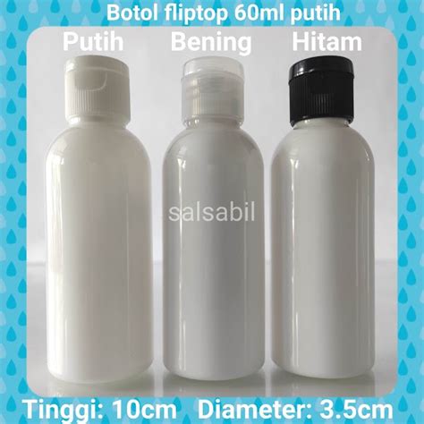 Jual Botol Fliptop Ml Putih Susu Shopee Indonesia