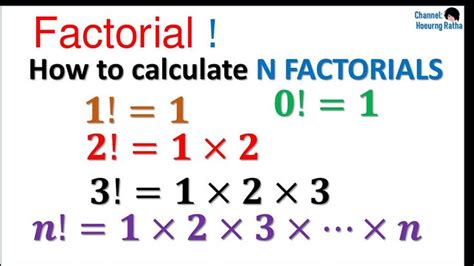 how to calculate factorials