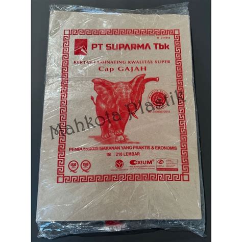 Jual Kertas Bungkus Nasi Gajah Merah Isi Lbr Shopee Indonesia