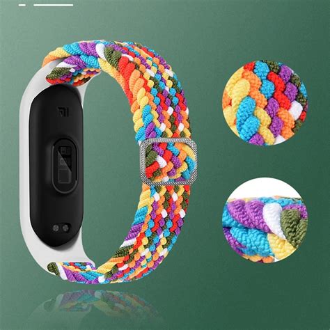 Correa De Nailon Para Xiaomi Mi Band Y Pulsera Ajustable