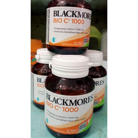 Jual Blackmores Bio C 1000mg Isi 30 Tab Shopee Indonesia