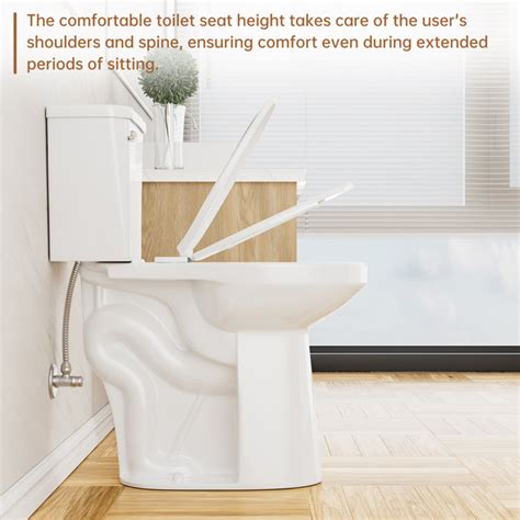 Superflo 21 Inch Tall Toilet Extra Tall Toilets With Soft Closing Seat