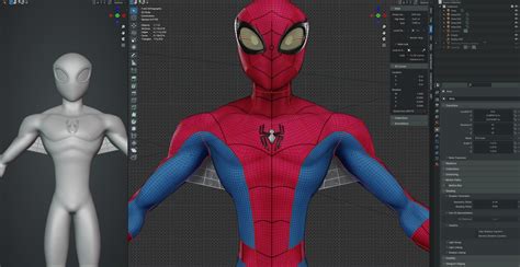 3D Model Hyperreal Spectacular Spider Man 3D Model VR AR Low Poly