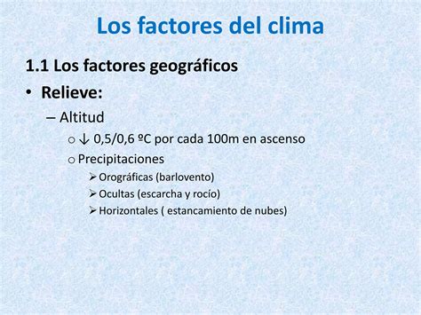 De Bachillerato Geo Tema La Diversidad Clim Tica Ppt