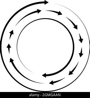 Segmentierte Kreis Pfeil Kreisf Rmigen Pfeil Symbol Prozess Progres