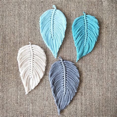 Macrame Feather Template