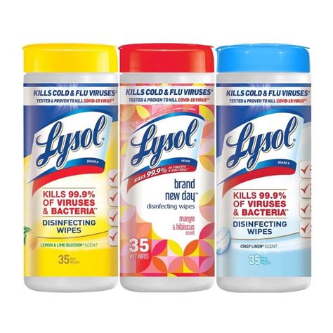 Lysol Disinfectant Wipes Bundle Multi Surface Antibacterial Cleaning Wipes X1 Lemon And Lime