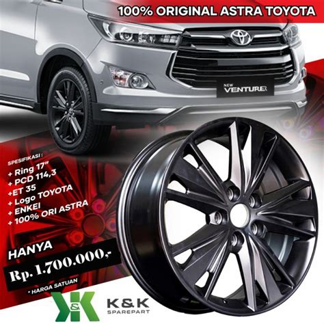 Jual Velg Innova Reborn Venturer Ring 17 Original ASTRA 42611 YP010