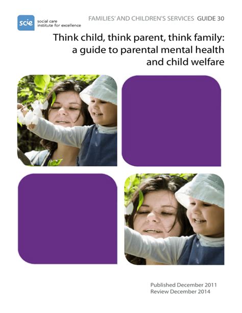 A Guide To Parental Mental Health And Child Welfare