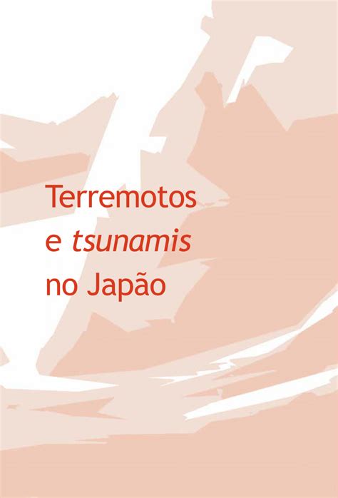 PDF TERREMOTOS E TSUNAMIS NO JAPÃO