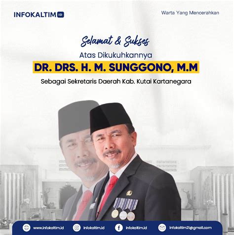 Sunggono Kembali Dilantik Bupati Edi Jadi Sekda Kukar Infokaltim Id