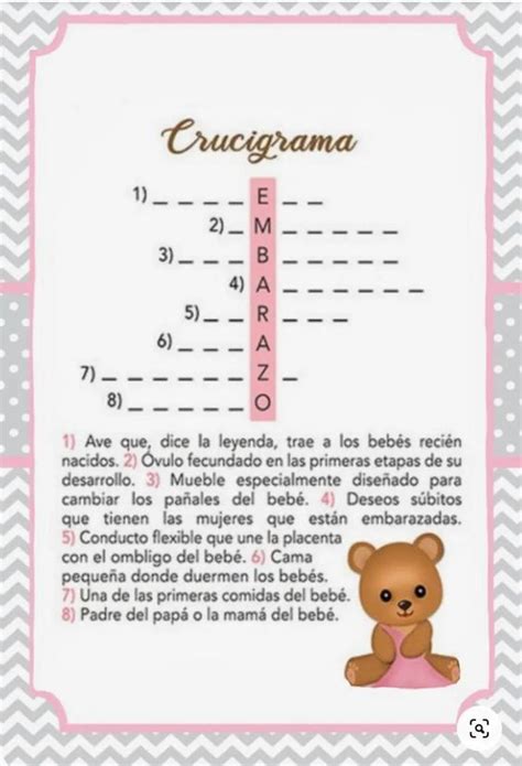 Prepárate para la llegada del bebé Baby Shower juegos para imprimir