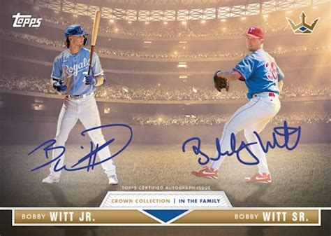 2022 Topps X Bobby Witt Jr Crown Collection Checklist Buy Box