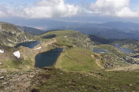 Paysage Incroyable Des Sept Lacs Rila Bulgarie Photo Stock Image Du