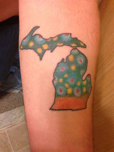 43 Spectacular State Of Michigan Tattoos Tattooblend