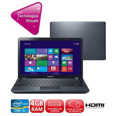 Notebook Samsung Ativ Book Np E E Kd Br Preto Intel Core Tm I