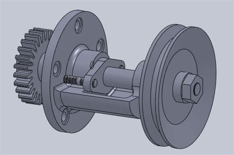 v_belt drive - SOLIDWORKS - 3D CAD model - GrabCAD