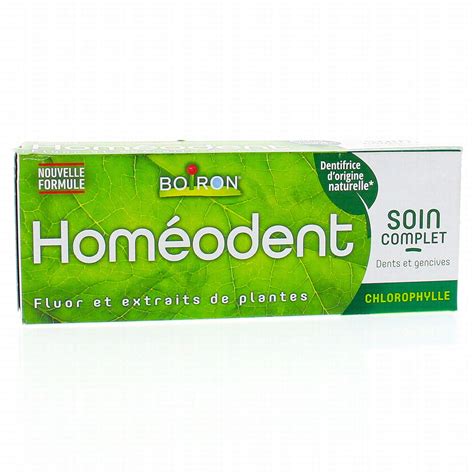 HOMEODENT Soin complet dents et gencives Chlorophylle 75ml Homéopathie