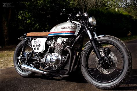 Honda Cb Four Custom By Sur Les Chapeaux De Roues Cafe Racer Bikes