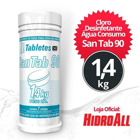 Cloro Desinfetante Água 1 4kg hidroall Marol Piscinas