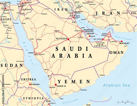 Arabian Peninsula Map Labeled Hot Sex Picture