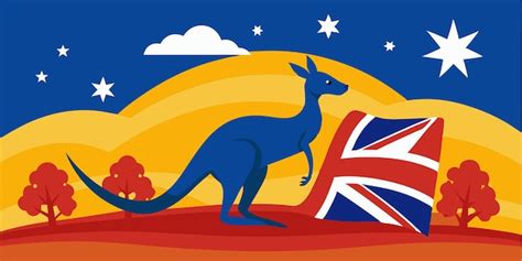 A poster of a kangaroo with the words kangaroo and the word kangaroo on ...