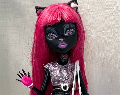 Monster High Doll Catt Noir New Scaremester Original Mattel Collectible Doll Monster High