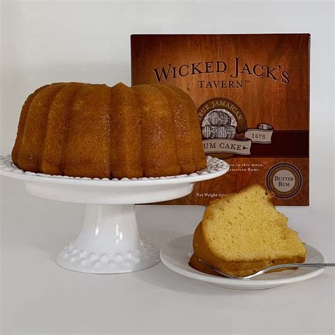 True Jamaican Rum Cake By Wicked Jack S Tavern Oz Butter Rum Cake