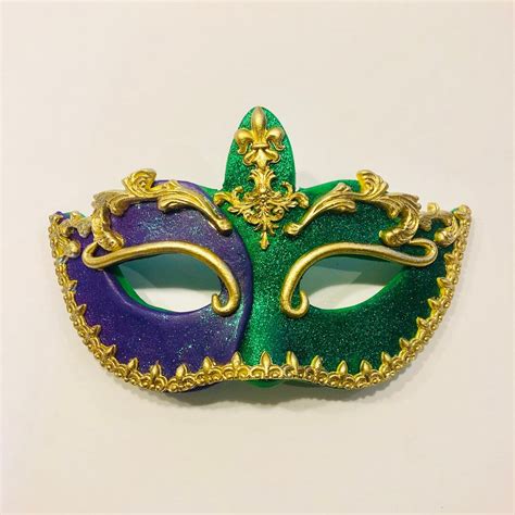 Mardi Gras Mask Cake Topper - Etsy