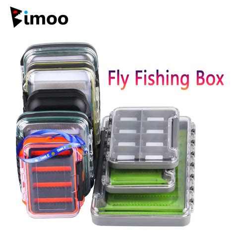 Bimoo Caja De Pesca Con Mosca Estuche Impermeable De Bamb Para Moscas